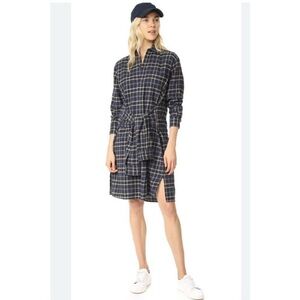 Vince Black and Cream Checkered Shirt